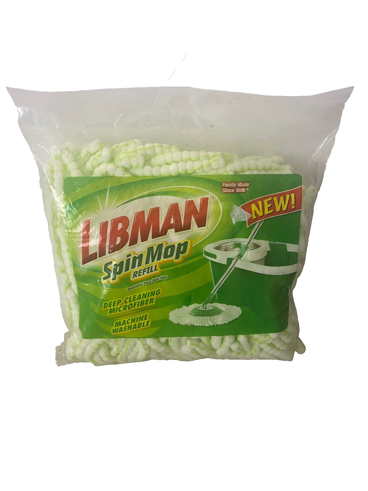 New Libman Spin Mop Microfiber Refill 1 pk 1164