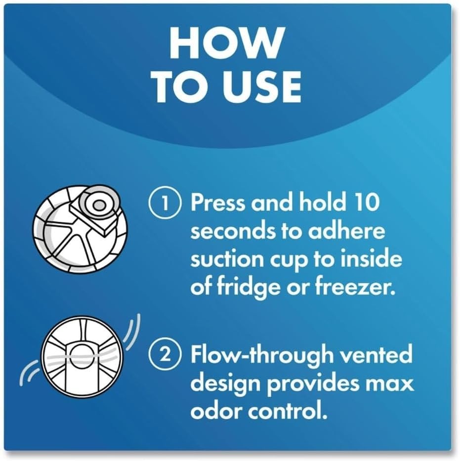 Arm & Hammer Fridge Fresh Baking Soda Disc, Refrigerator Air Filter