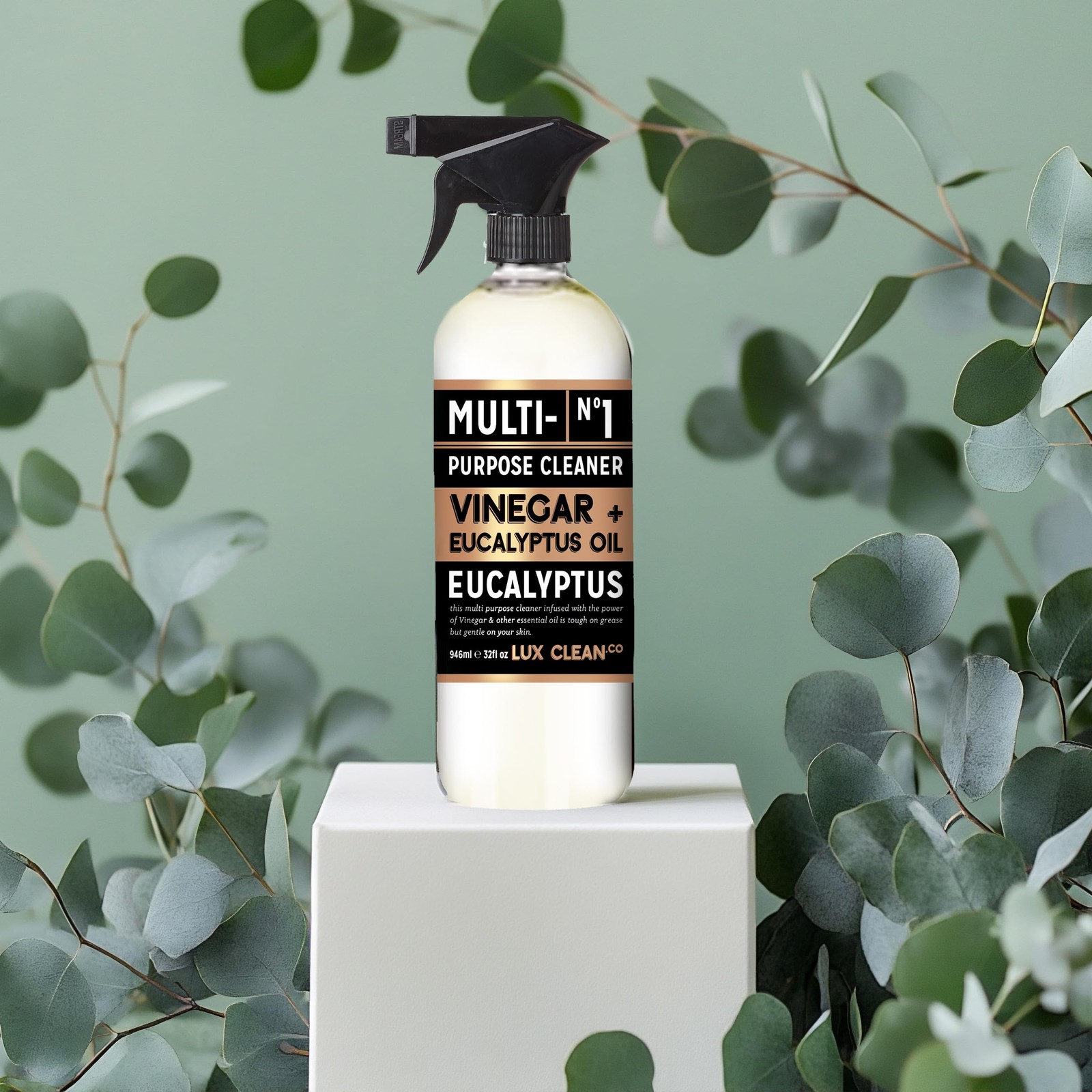 Lux Clean Multi-Purpose Cleaners, Vinegar with Eucalyptus and Peppermint | 32…