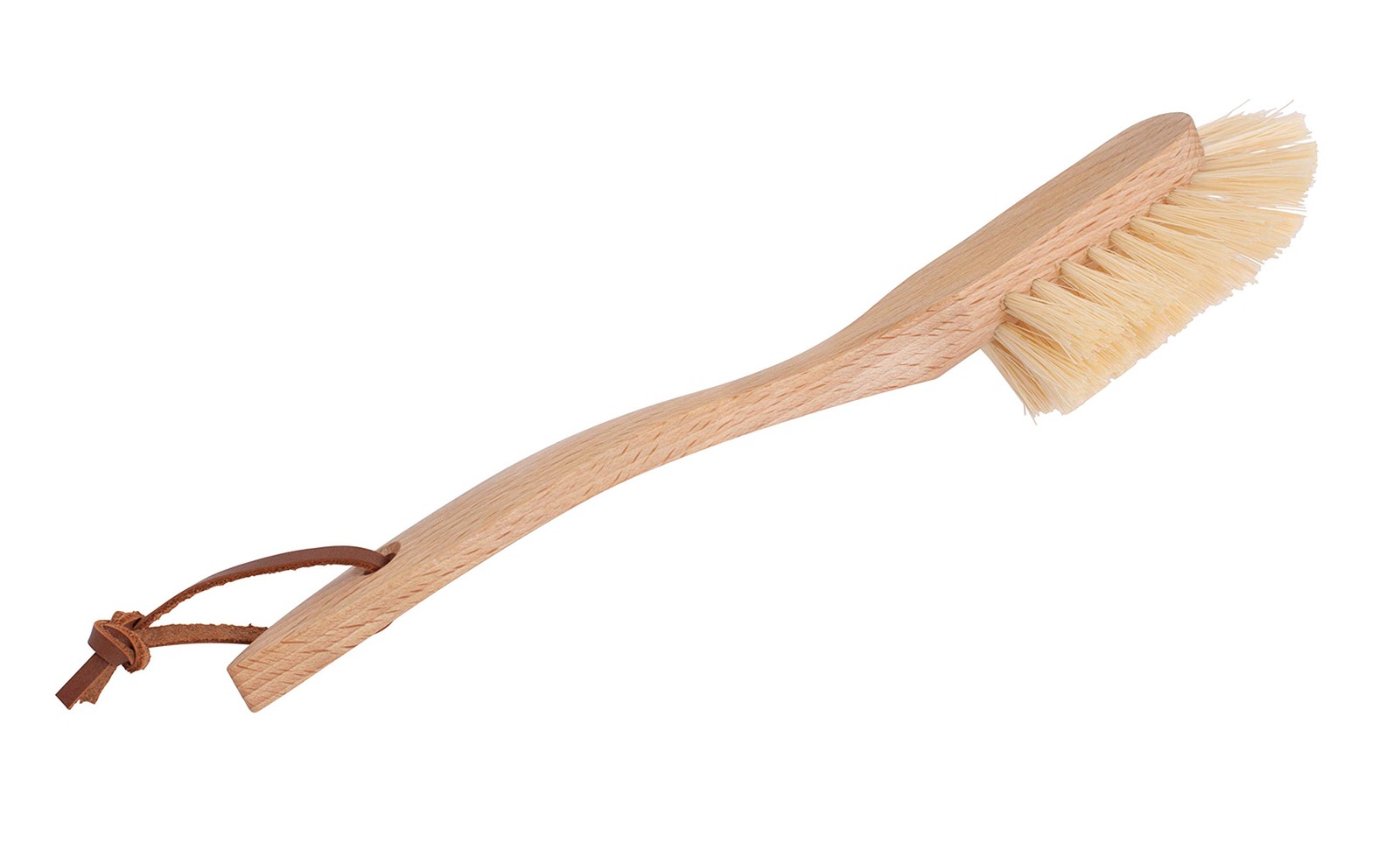 Tampico Fiber Dish Brush with Oiled Beechwood Handle, Set of 2, 10-3/8-Inches
