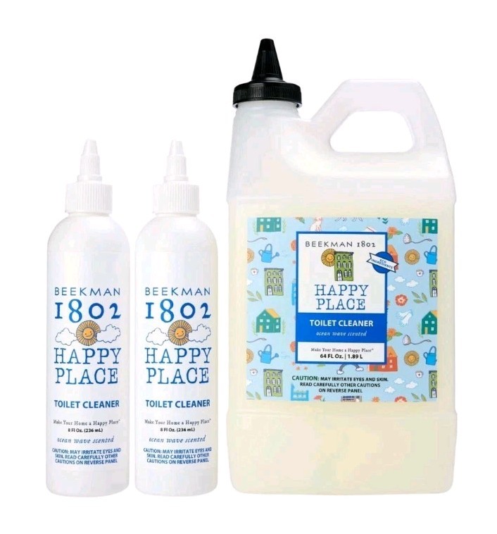 *Beekman 1802 Happy Place 64 fl. oz. Toilet Cleaner Set – Ocean Wave Scented