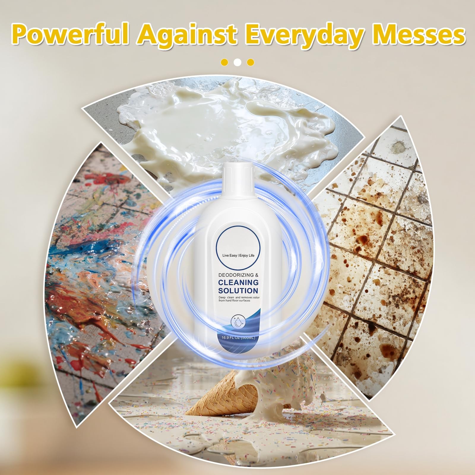 2 Pack Floor Cleaning Solution for Tineco and Robot Vacuums with Mopping, Dee…