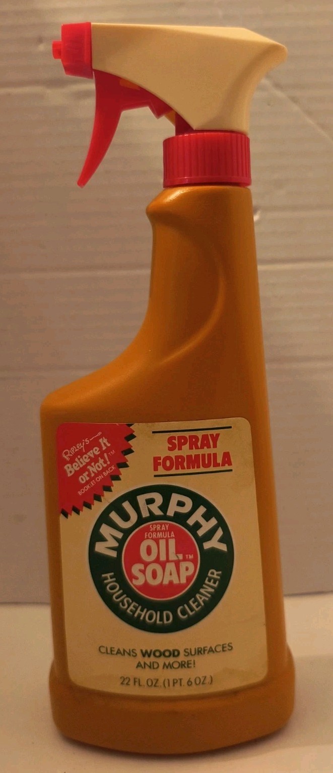 Murphy Oil Soap 22oz Spray Formula Wood Surfaces New Old Stock Vintage 1989