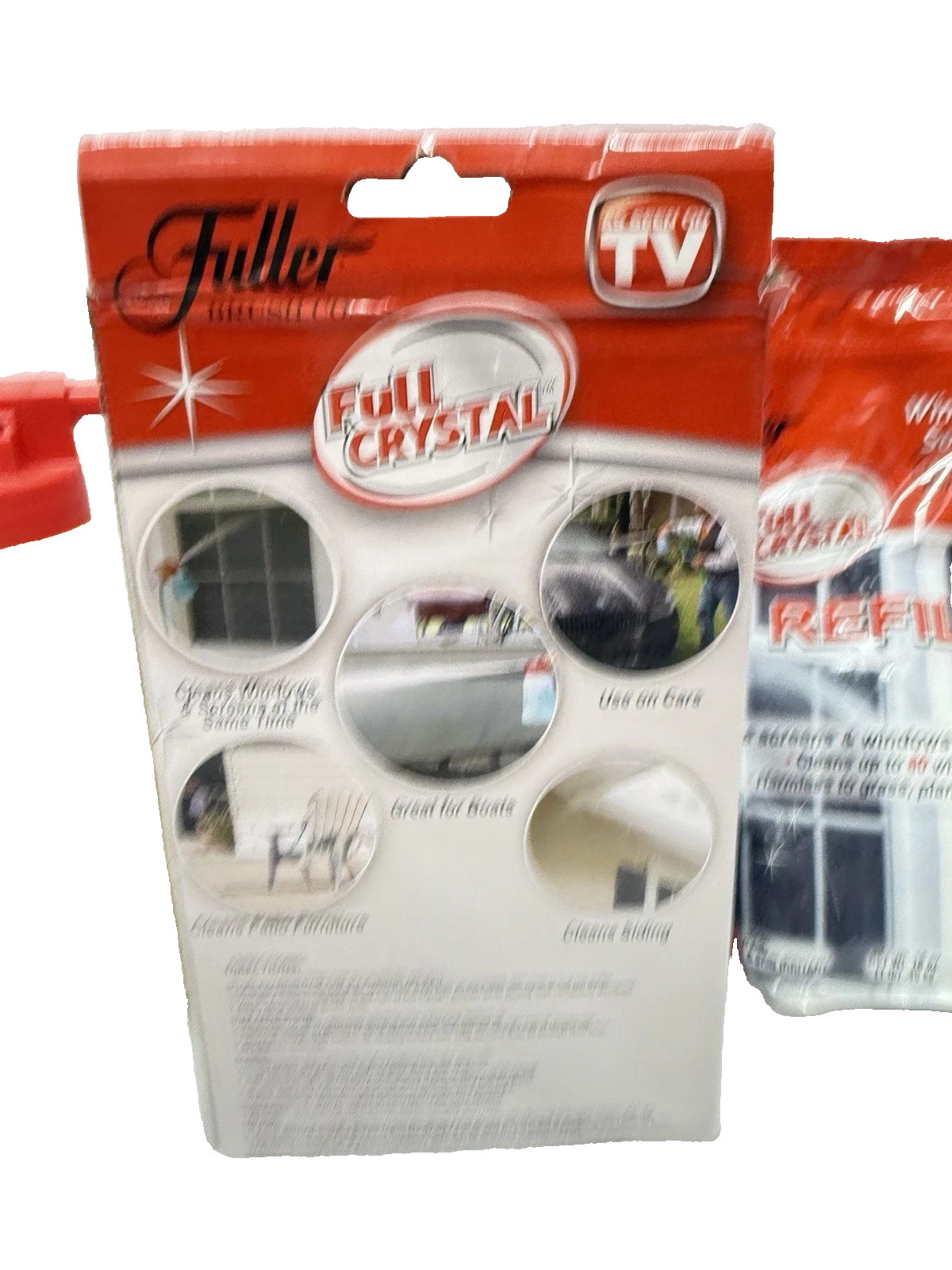FULLER BRUSH FULL CRYSTAL WINDOW GLASS & SURFACE CLEANER REFILL BAG 16 Oz NEW