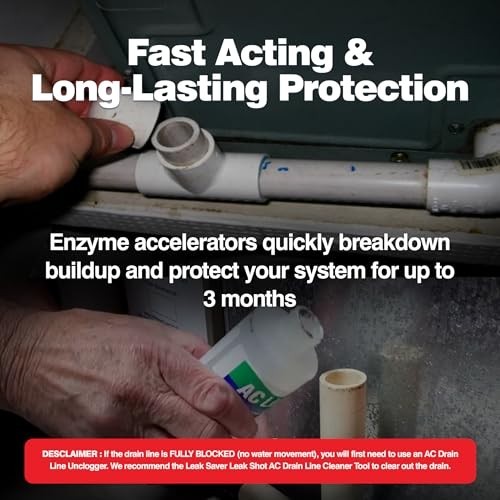 Drain Line Cleaner 2 Pack 16oz Heavy Duty HVAC Condensate Air Conditioner Soda