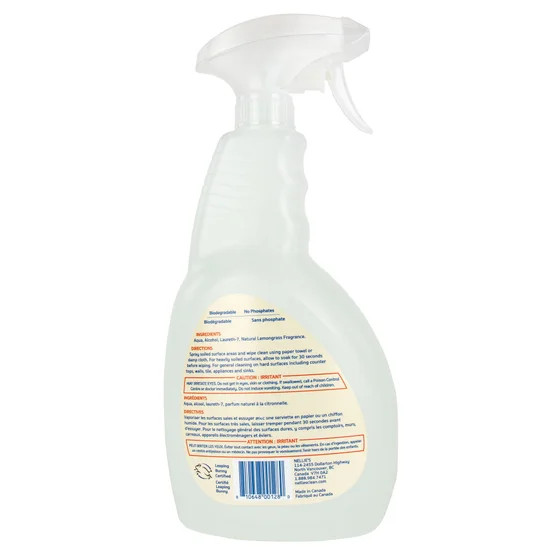Nellie’s All-Purpose Cleaner, Lemongrass, 24 fl oz, 4-count