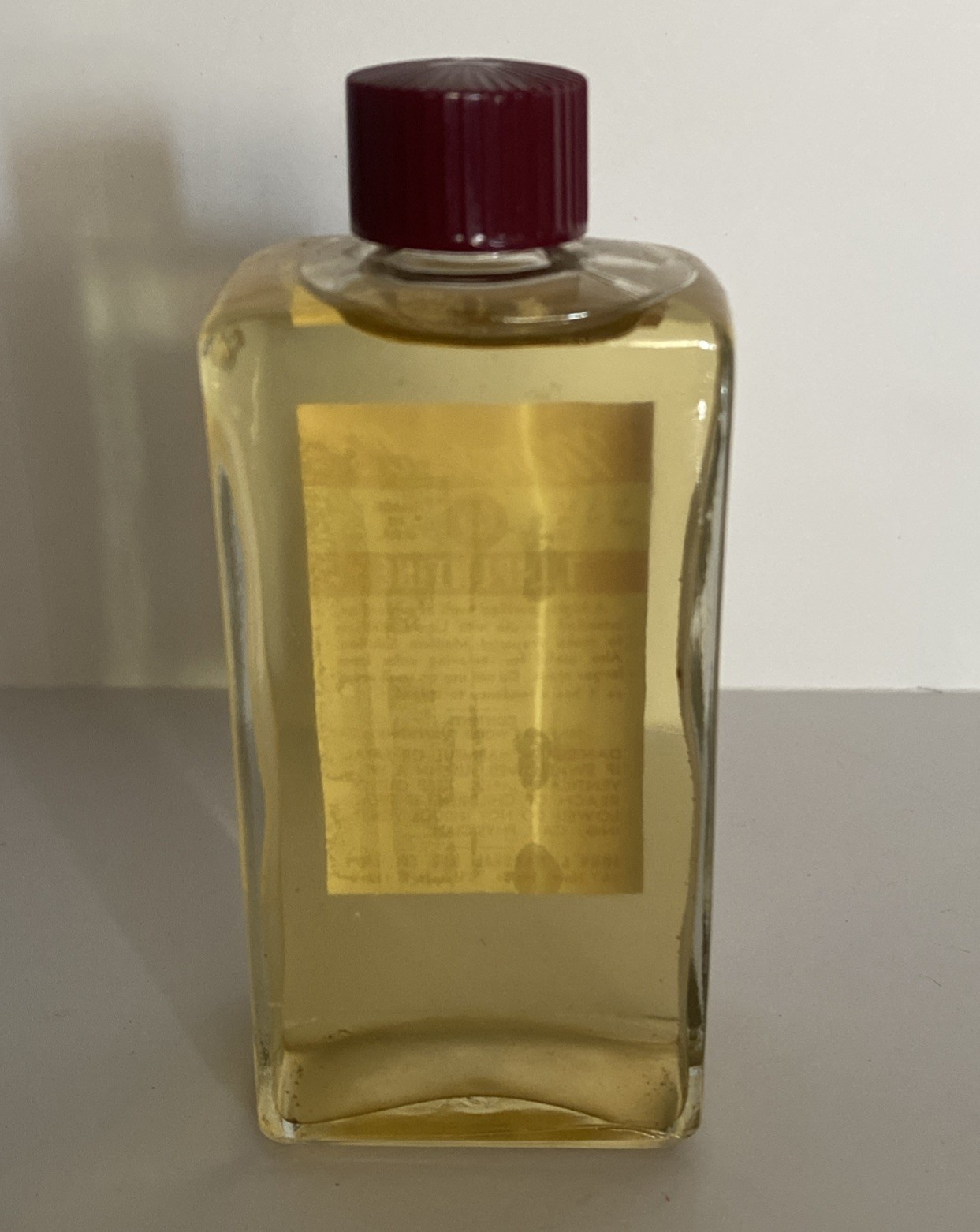 Vintage Marshall’s Turpentine Full Bottle 3.75 Fl Oz Art Paint Brush Cleaning