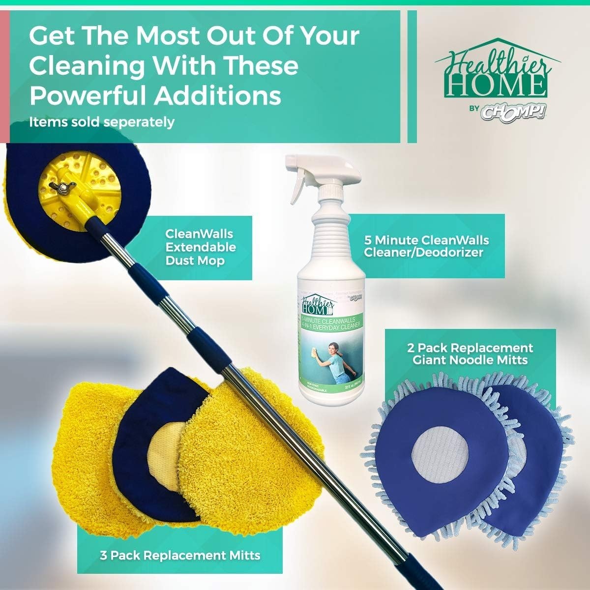 Ceiling and Baseboard Cleaner – Dirt, Dust, Stain