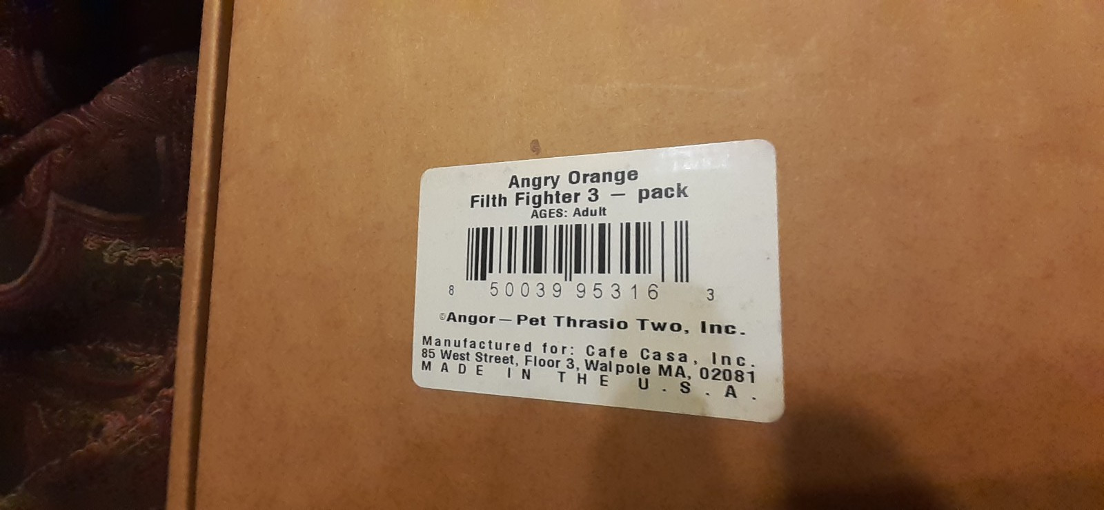 3 Angry Orange Filth Fighters, Multi Surface Cleaner, Odor And Stain Eliminator.