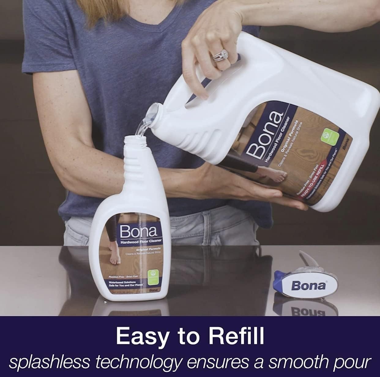 Hardwood Floor Spray Cleaner, 36 oz – No Dulling Residue & Safe for Wood