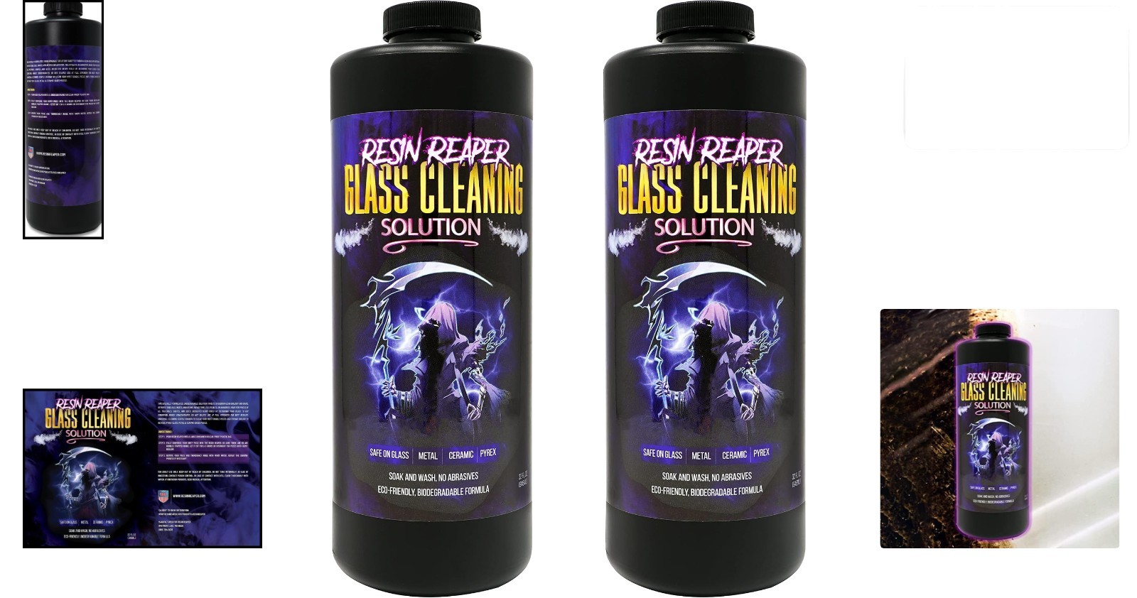 Lifestyle Basics Resin Reaper Glass Cleaner 2 Pack 64 Oz
