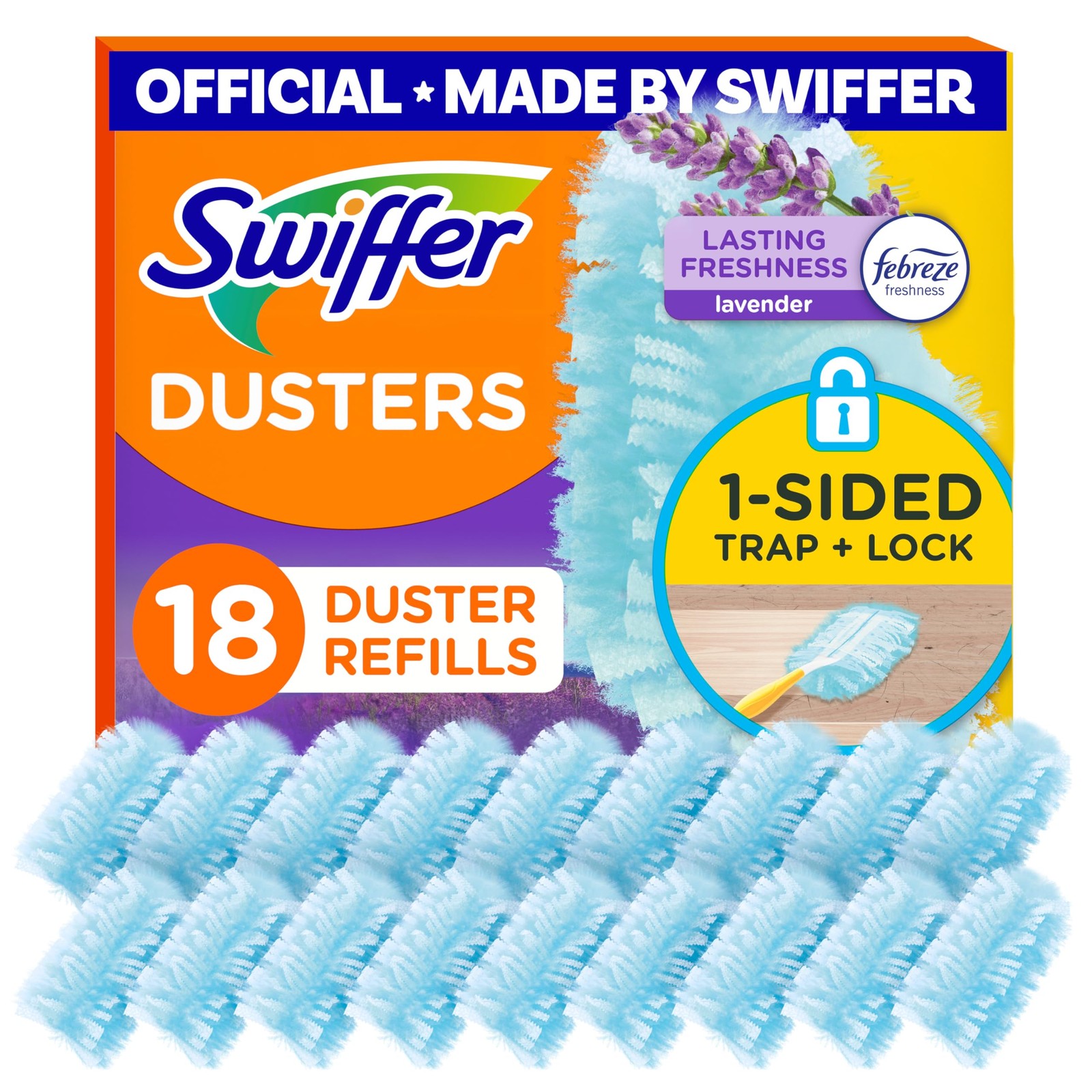 Great Value 180 Duster Refill, 18-36 Count Disposable Duster Refills Lightweight