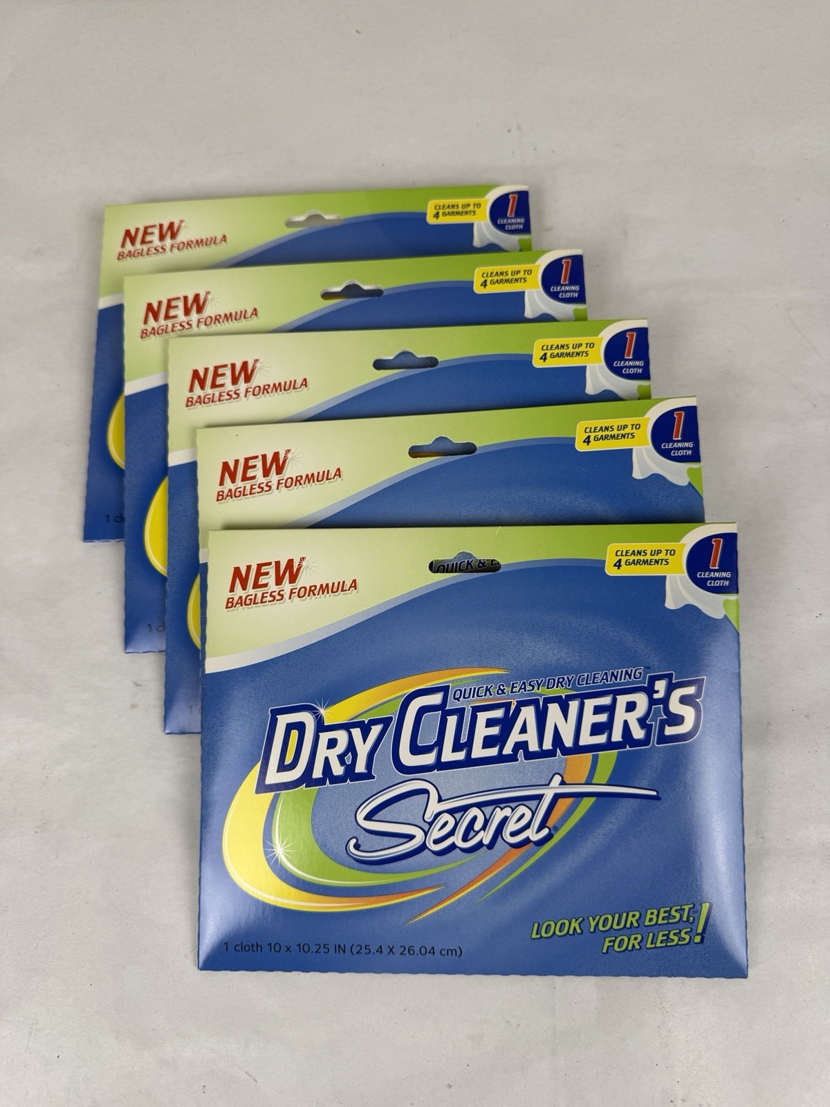 5 pk Woolmark Dry Cleaners Secret – In Home Dry Cleaning – Vintage – New –