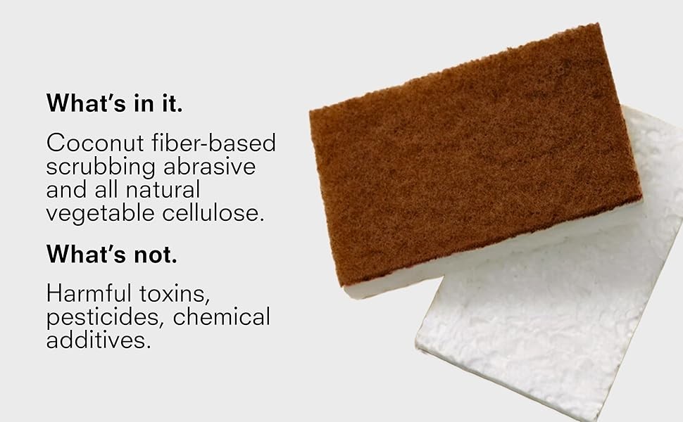 Scrubber Sponge | Cleaning & Scrubbing Sponges for Dishes & Kitchen Sink |