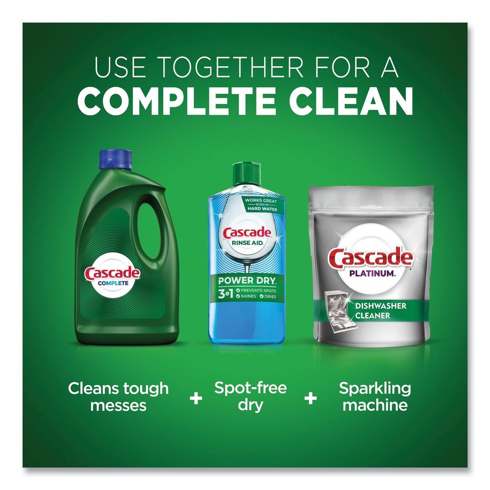 Cascade 53987 Complete 120 oz Bottle Gel Dishwasher Detergent – Fresh (4/CT) New