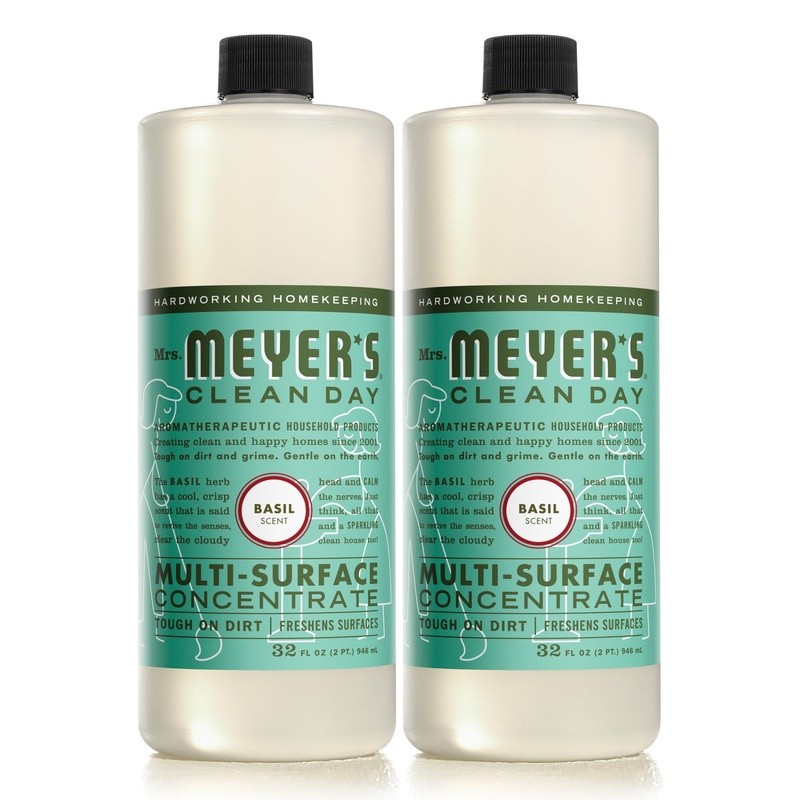 Basil Multi-Surface Cleaner Concentrate 32oz Biodegradable All-Purpose Cleaner