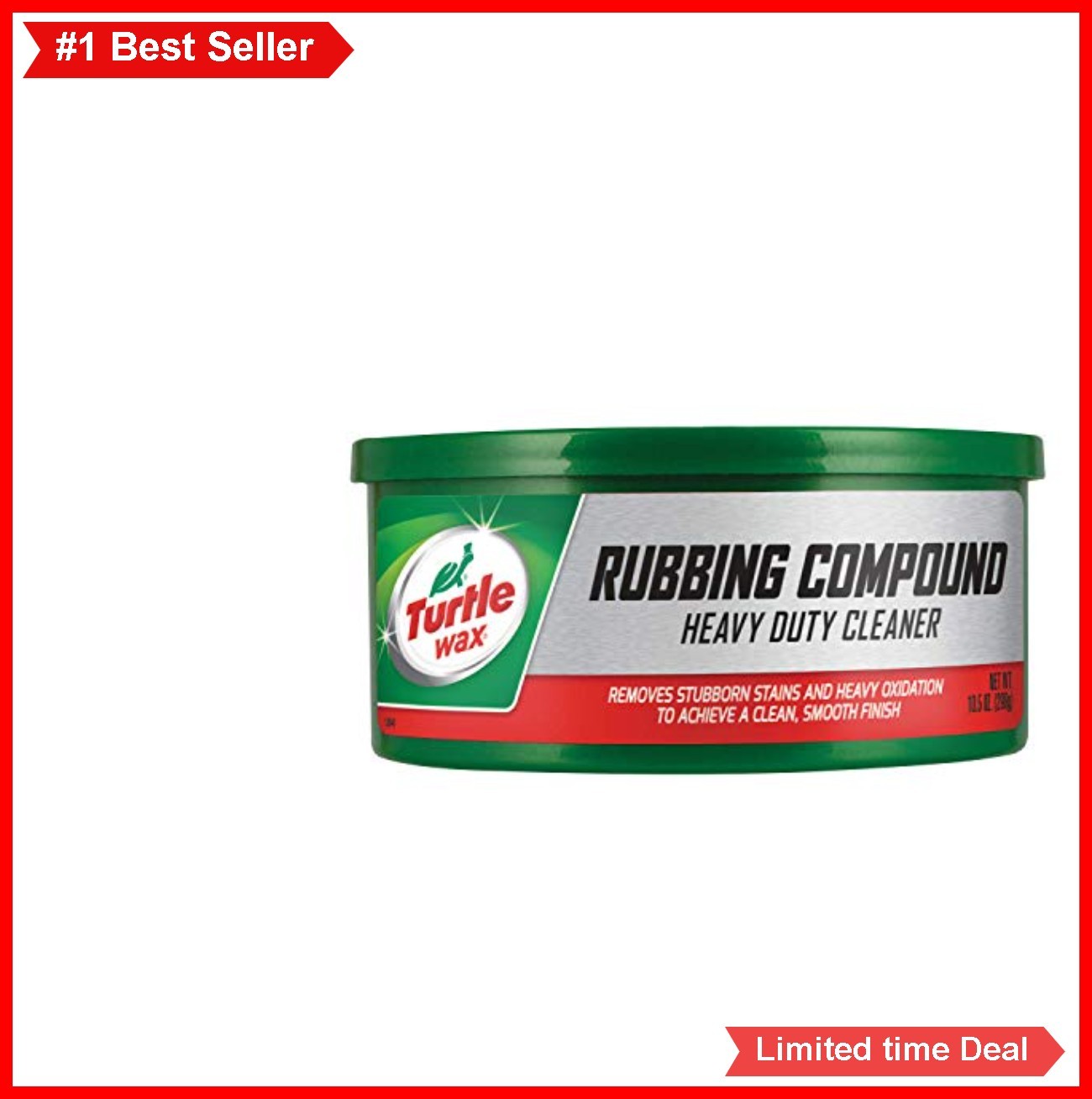 Rubbing Compound 10.5 oz Paste Heavy Duty Cleaner Removes Scratches Oxidation