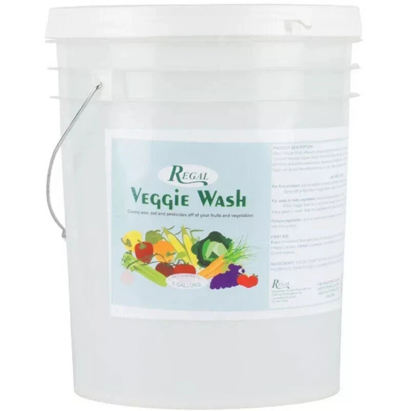 5 Gallon Pail Veggie Wash Commercial Kitchen Fruit Vegetable Wash Versatile Dip