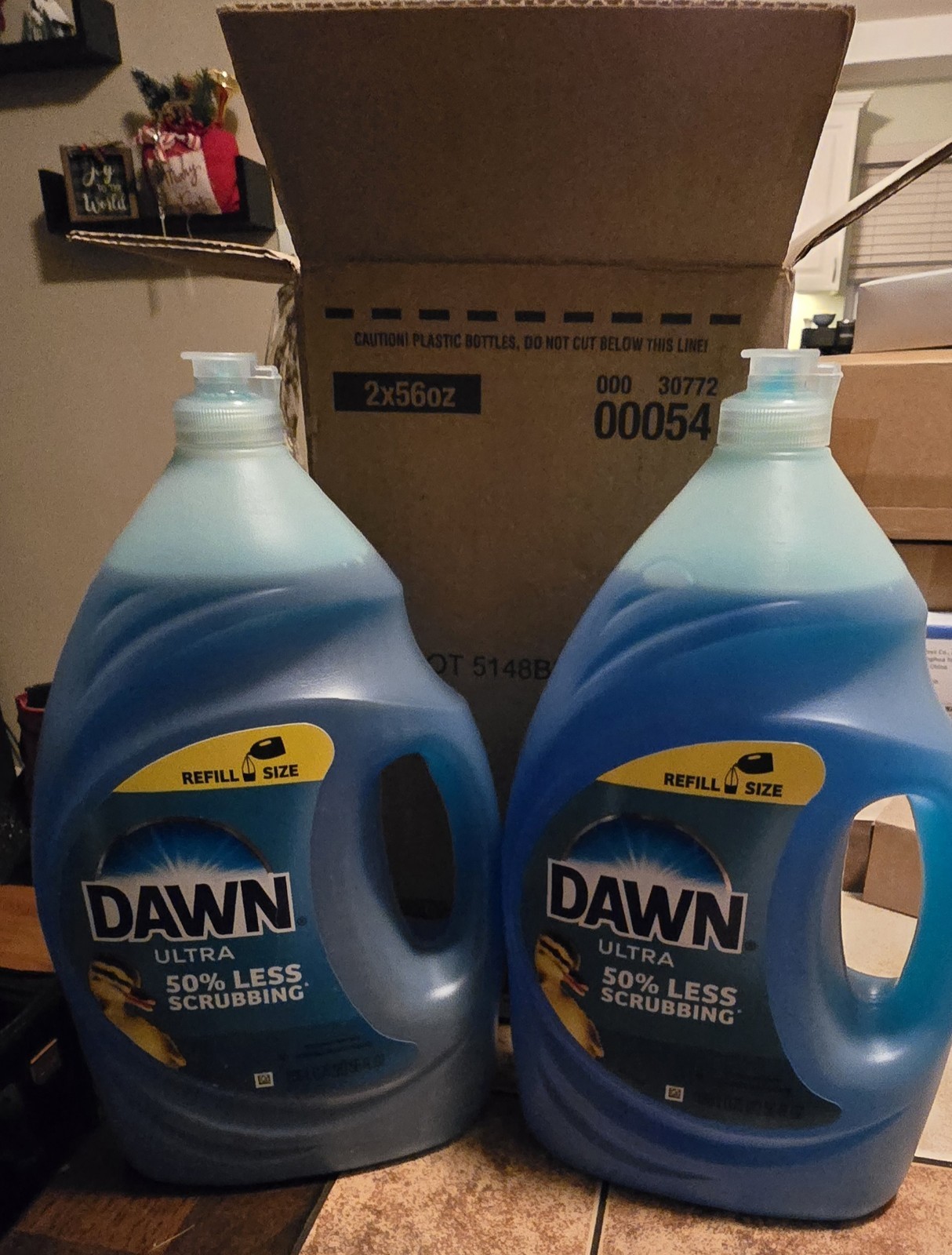 Lot Of 2 Dawn 56oz x2 Ultra Dishwashing Liquid, Original Scent 4 Bottles Total
