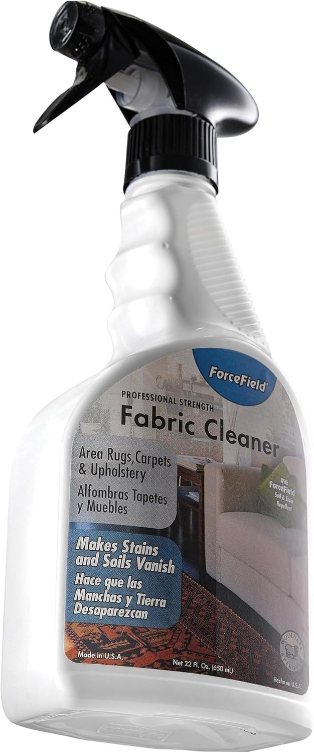 Forcefield Fabric Cleaner 22 Fl Oz Cleans Oil Water Stains Woolsafe Approved