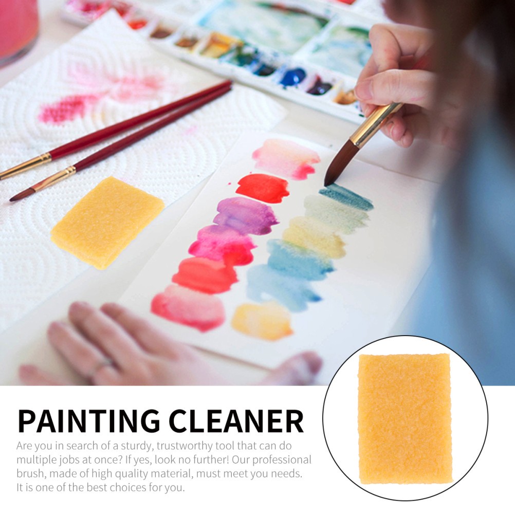 3Pcs Reusable Rubber Cleaning Rubbers for Watercolor Painting Tools Art Cleaner