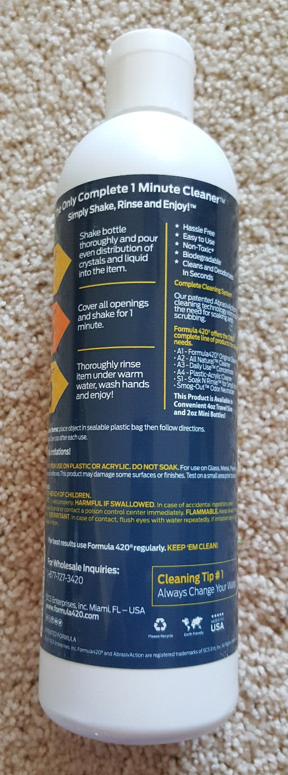 Formula 420 Original Cleaner – 12oz 1 Bottle. BRAND NEW – SEALED