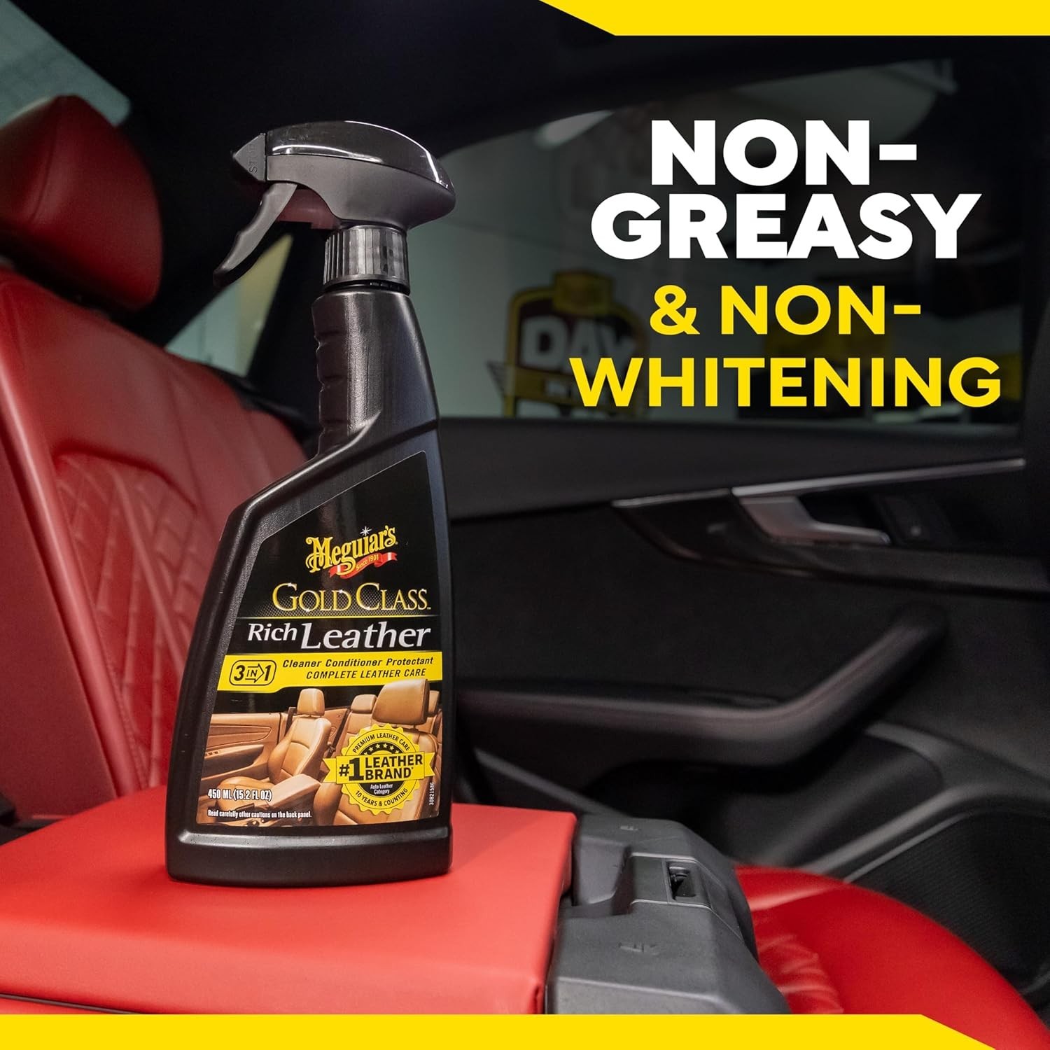 Gold Class Rich Leather Cleaner & Conditioner Spray with UV Protection – 15.2oz