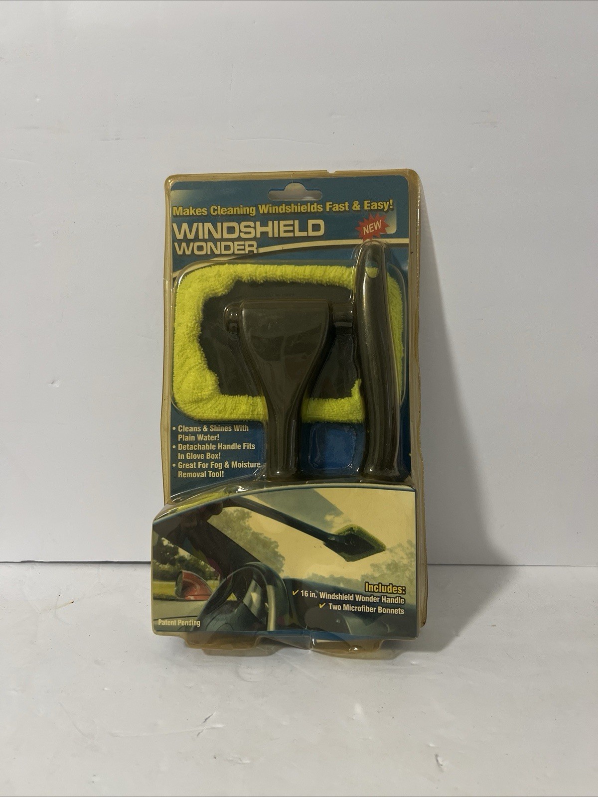 Windshield Wonder Windshield Cleaner Tool Microfiber Pad Car Interior Window