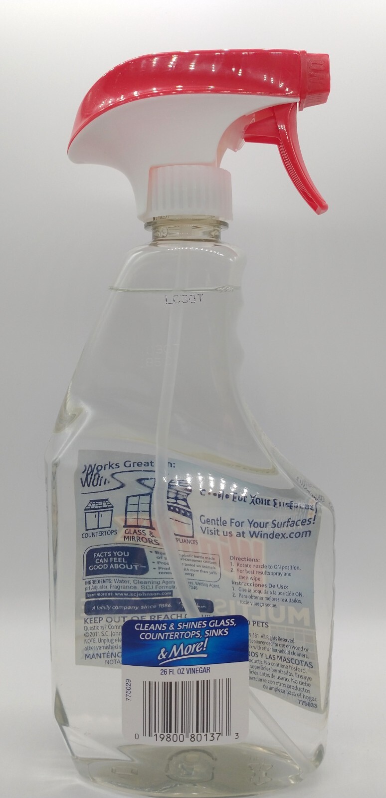 Windex Vinegar Multi-Surface Cleaner, 26 Oz.