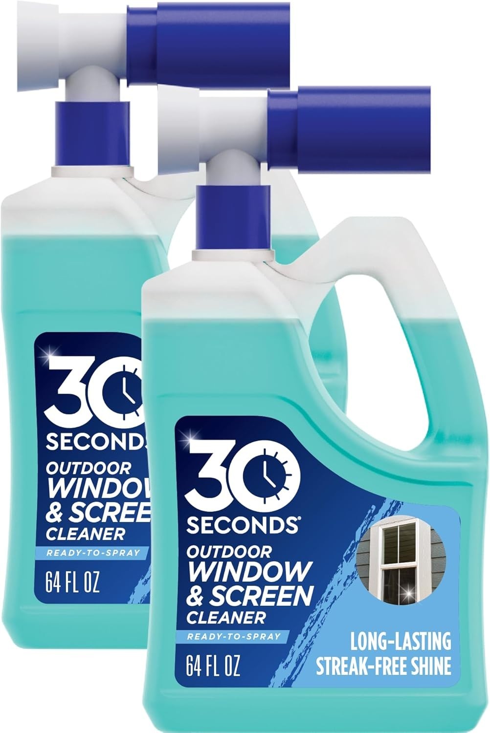All-in-One Outdoor Window & Screen Cleaner – 142 Fl Oz, Safe Around Vegetation