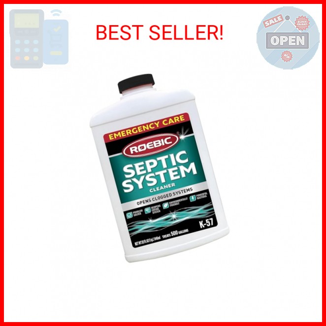 Roebic K-57-Q Septic System Cleaner: 32 Ounces, Cleans and Maintains Septic Syst