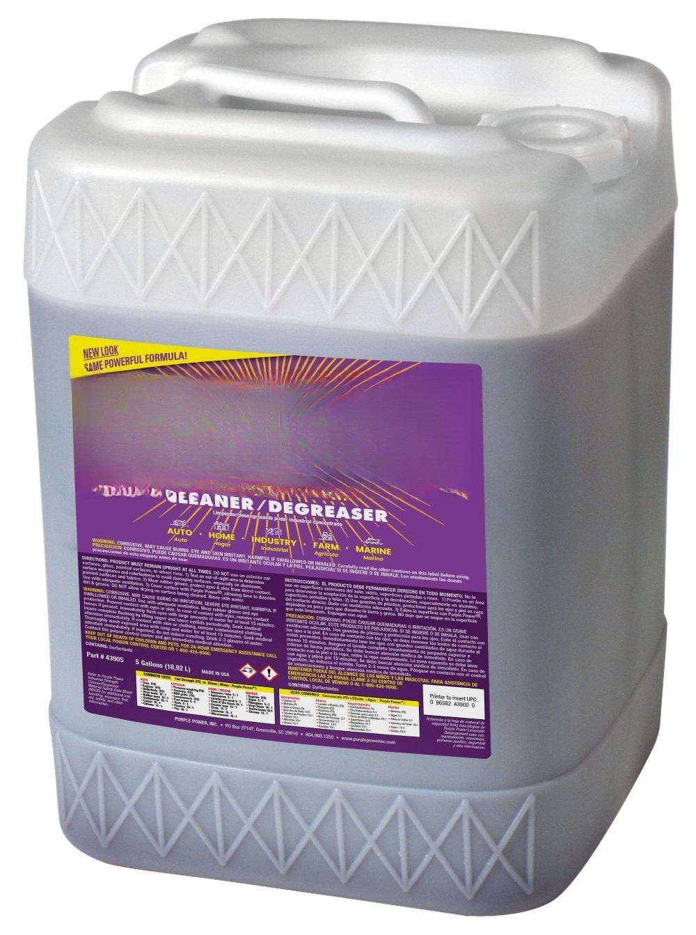Purple Power Industrial Strength Cleaner and Degreaser, 5 Gallon