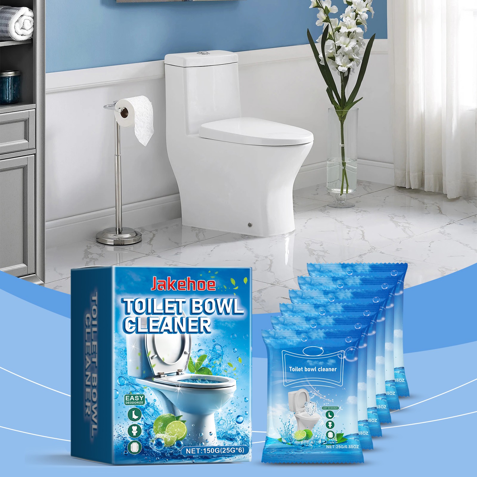 Toilet Cleaning Powder, A Household Toilet And Bathroom Cleaning Agent