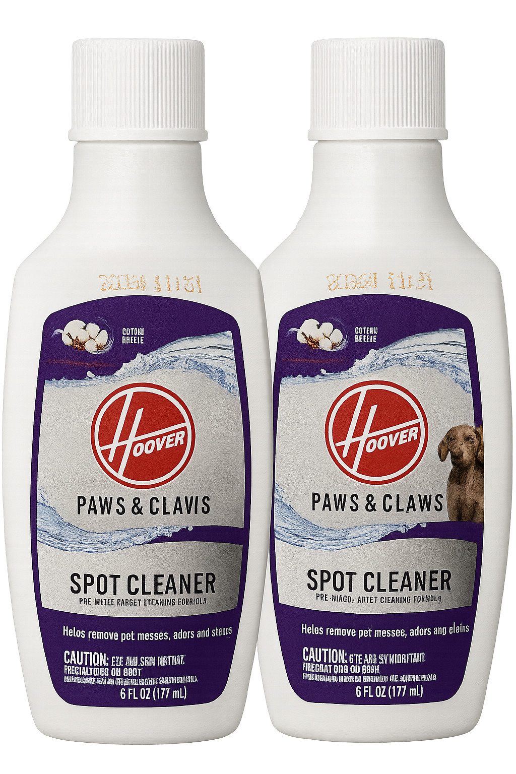 2pcs Hoover Paws & Claws Spot Cleaner Carpet Cleaning Formula 6 oz Free Shipping