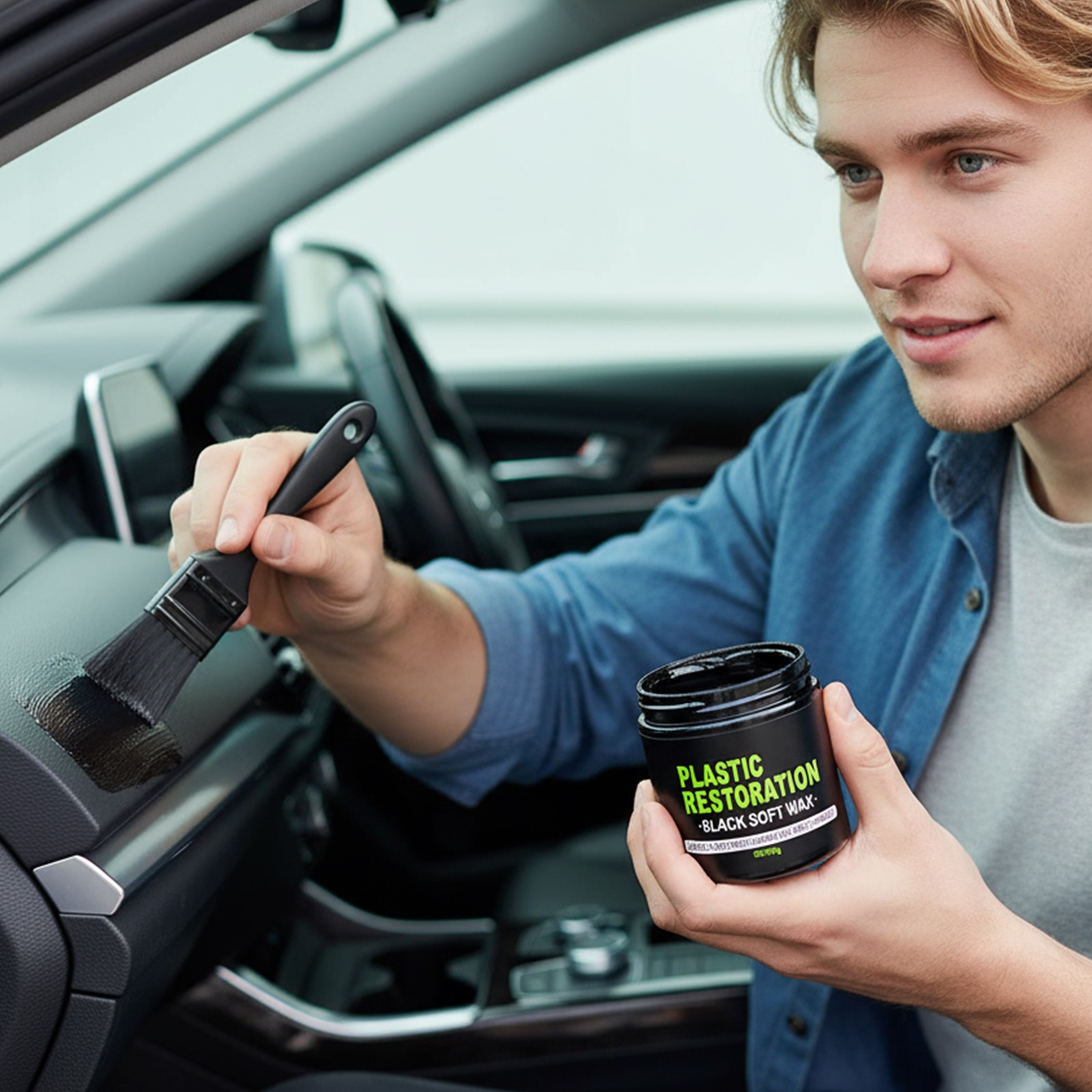 Ultimate Car Plastic And Trim Restorer UV Protection Long-Lasting Coating 300g