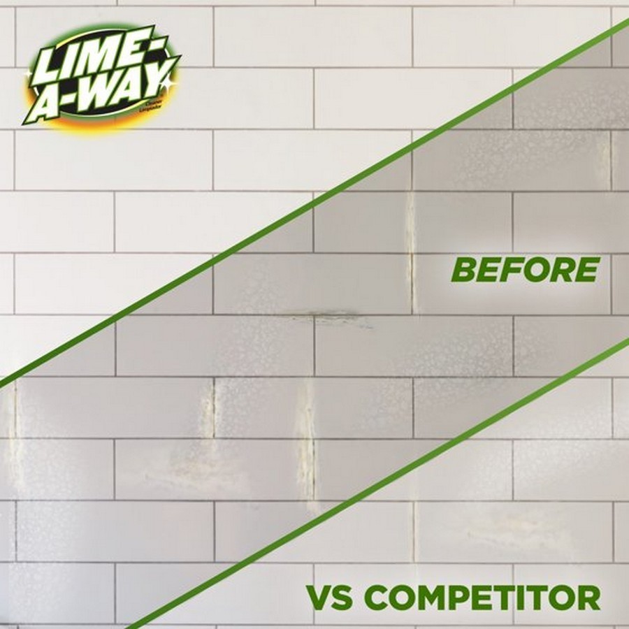 Lime-A-Way Bathroom Cleaner, 32 Fl Oz Bottle, Removes Lime Calcium Rust US
