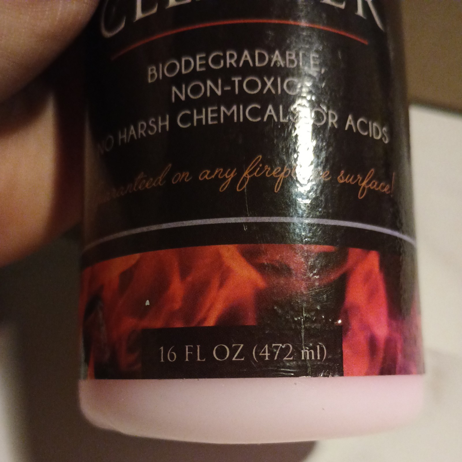 Quick n Brite Fireplace Cleaner 16oz NON TOXIC BIODEGRADABLE NO HARSH CHEMICALS