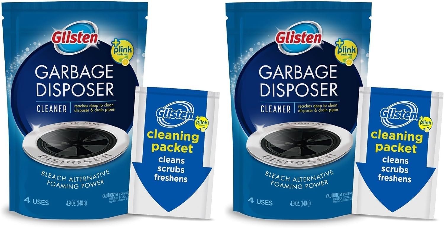 -2/PACK Garbage Disposer Foaming Cleaner, Lemon Scent, 2-Pack 8 Uses, 2 Pack,…