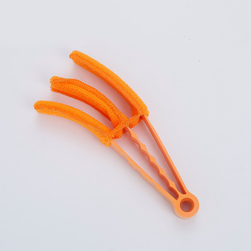 Venetian Blind Blade Cleaner Window Conditioner Duster Brush 2 Clamps 8 sleeves