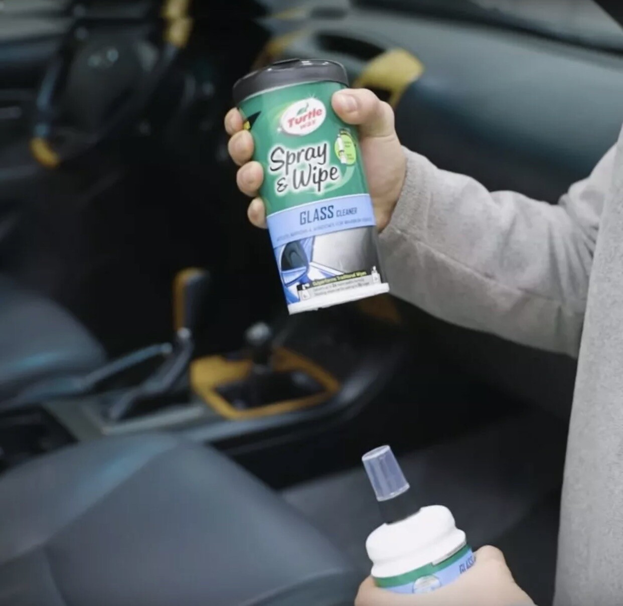 Turtle Wax Spray & Wipe Car Interior Wipes (Glass)