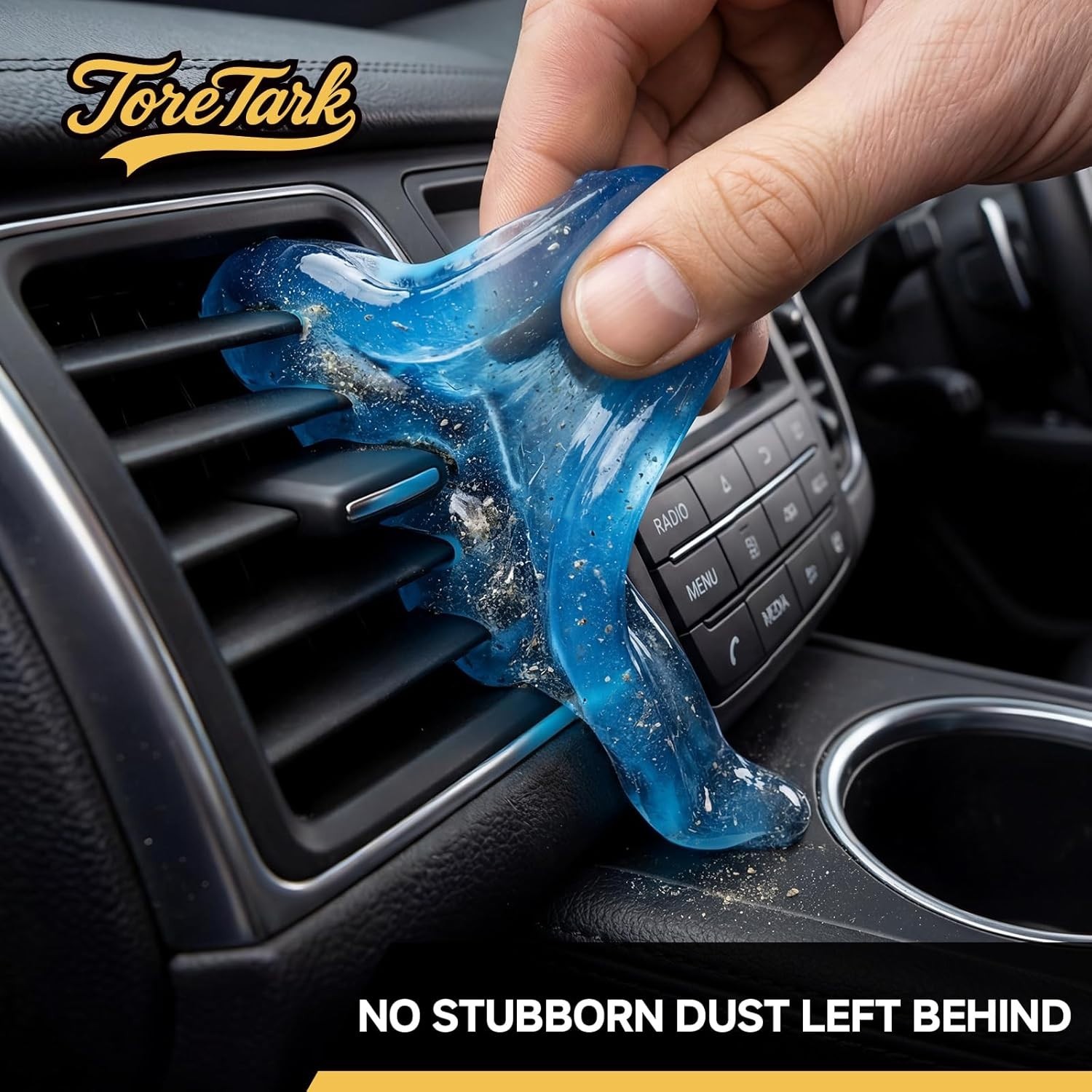 toretark Car Cleaning Gel – Reusable Interior Car Cleaner Putty, Natural Auto De