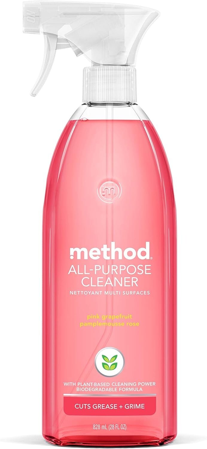 Method All-Purpose Cleaner, Pink Grapefruit, 28 Fl Oz (Pack of 1)