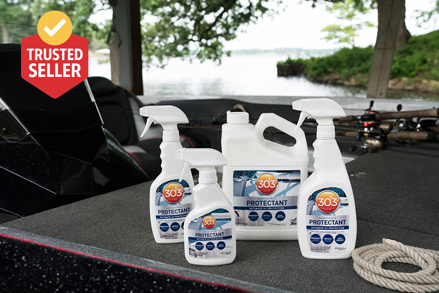 Marine Aerospace Protectant – UV Protection – Repels Dust, Dirt, & Staining – Sm