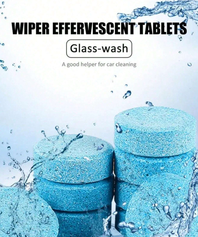 20-Pack Concentrated Windshield Washer Fluid Tablets – Car Cleaning Solution NEW