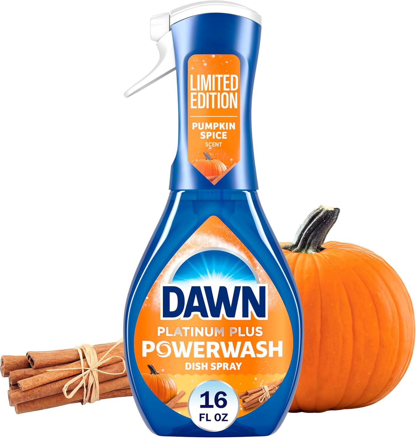 Dawn Powerwash Spray, Dish Soap, Dishwashing Liquid, Pumpkin Spice, 1 Starter Ki