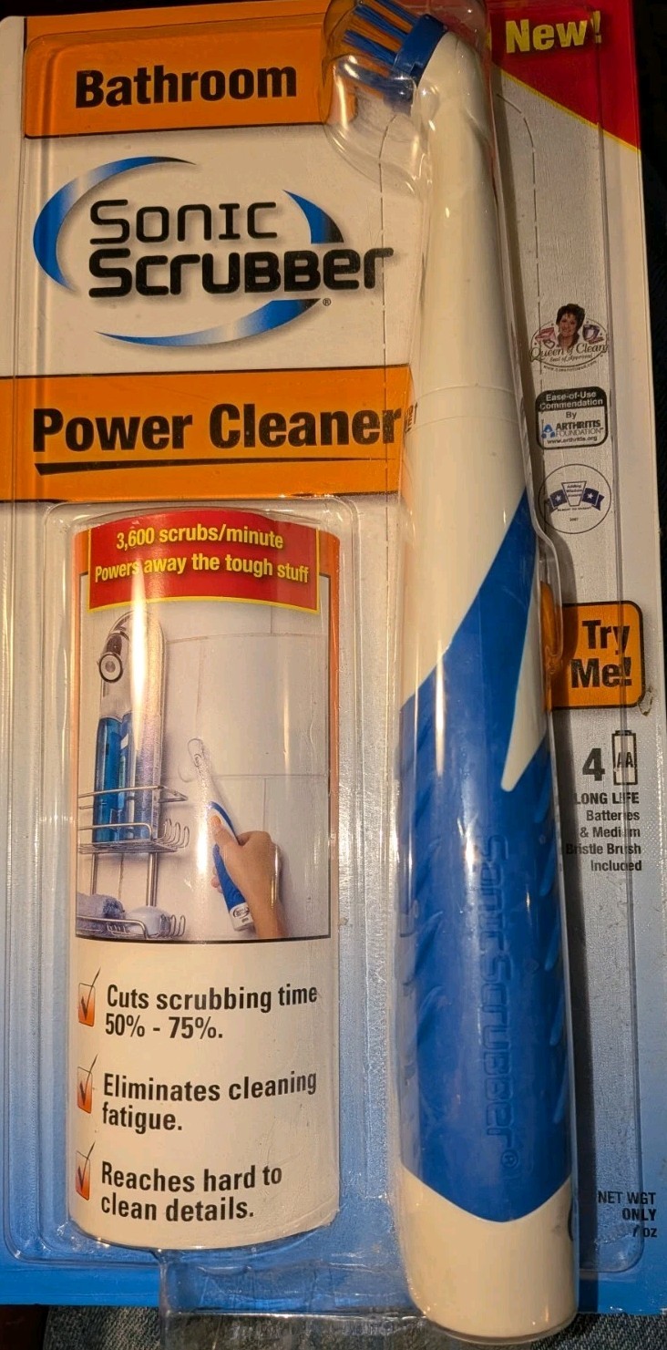 Sonic Scrubber ~ Bathroom Power Cleaner Tool