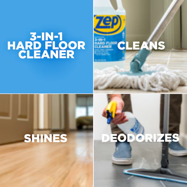 Zep Concentrated 3-in-1 Hard Liquid Floor Cleaner 128 -oz