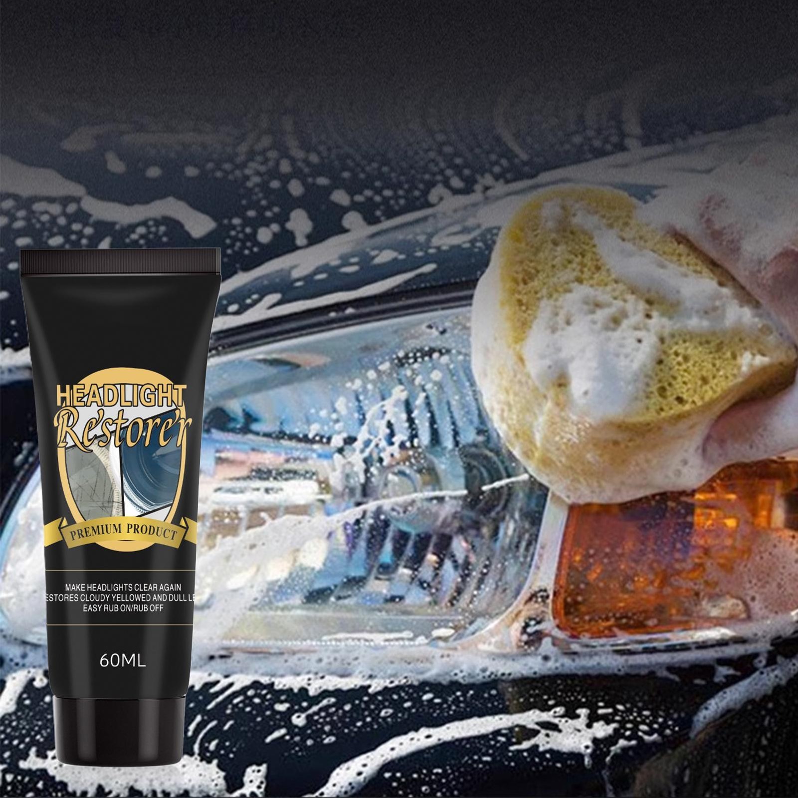 Car Headlight Restoration Cream 60ml Restorer Lens Cleaner Repair Polish