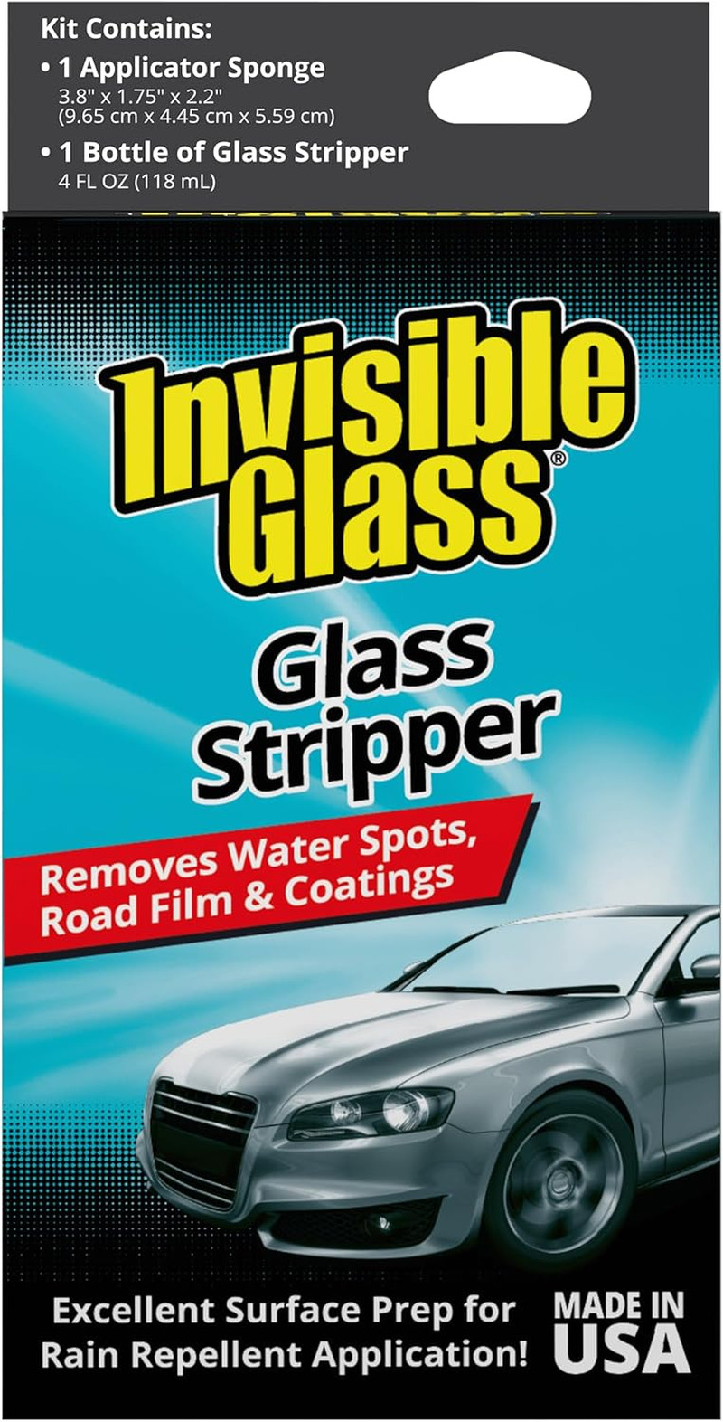 Glass Water Spot Remover Windshield Prep Cleaner 4 oz