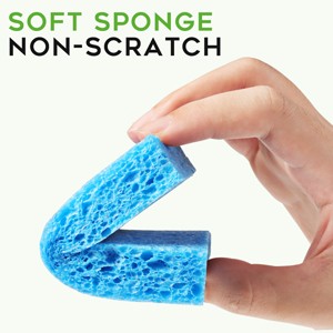 Cleaning Scrub Colored Sponge,Non-Scratch Kitchen Cellulose Dishwashing